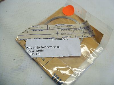 NOS YAMAHA 6H4-45567-00-05 LOWER CASING SHIM .05MM 40ELN 40ESN 50ETSN 50ESJ