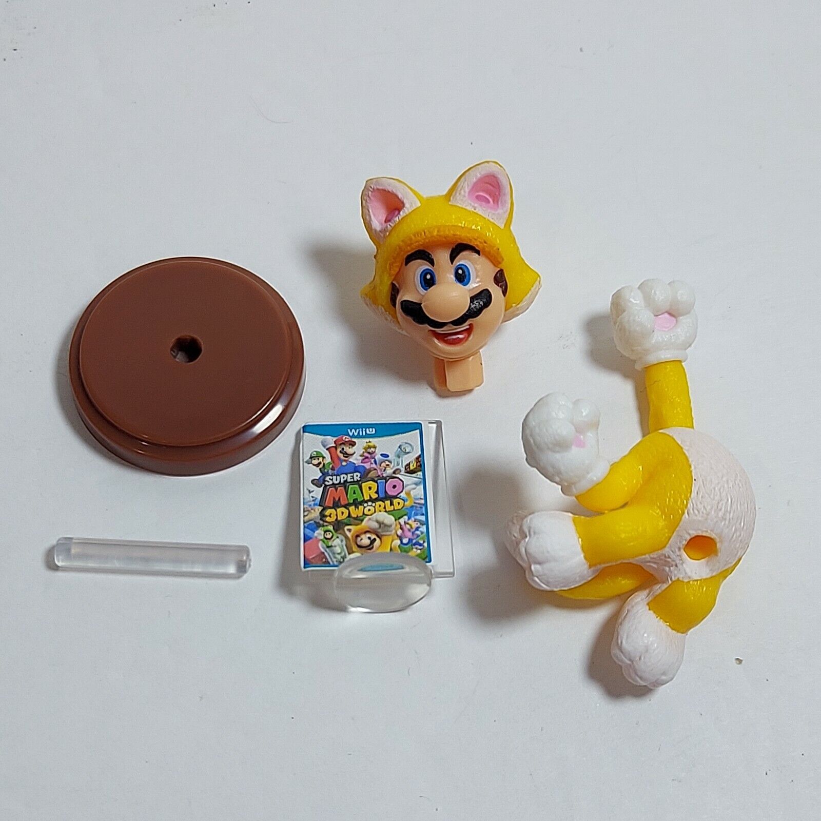 Super Mario 3D World Fury 2 Giga Cat Mario Lion Choco Egg Mini Figure  Gashapon