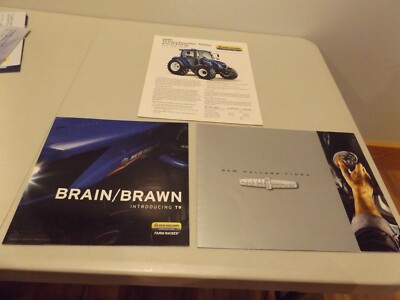 3-pc. NEW HOLLAND T7000 AUTO COMMAND,T4  SERIES, T8- T9  KNOW  HOW, BRAIN /BRAWN