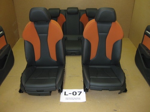 Audi A3 8V Sportback Limousine S-Line Lederausstattung Ledersitze Sitze Orange