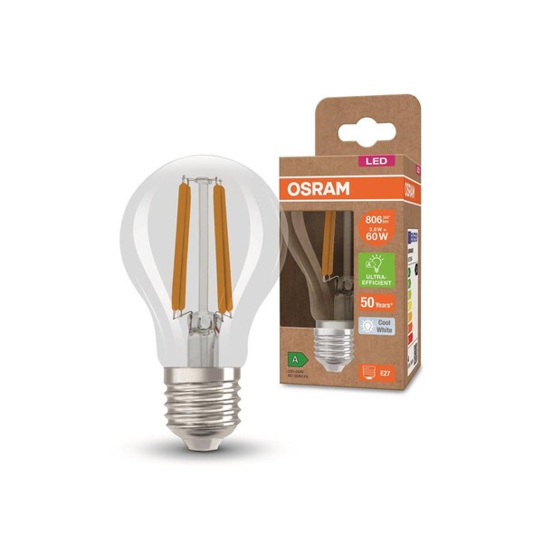 Osram E27 Besonders Effiziente Led Lampe 3,8W Wie 60W 4000K-image