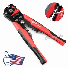 Adjustable Automatic Wire Striper Cutter Stripper Terminal Pliers Crimper Tool