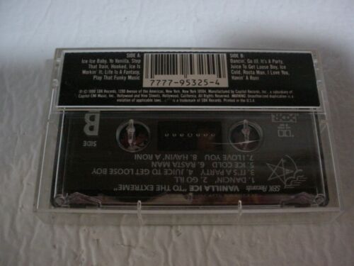 2 VANILLA ICE CASSETTE TAPES, TO THE EXTREME, MIND BLOWIN 1990s RAP - Imagen 2 de 4