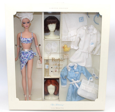BARBIE FASHION MODEL SILKSTONE SPA GETAWAY GIFT SET B1319 LIMITED EDITION 2003