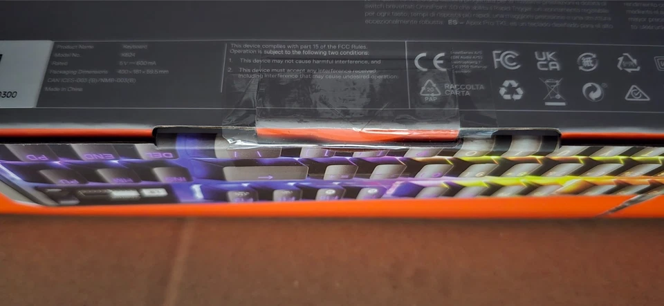 SteelSeries Apex Pro TKL Mechanical Gaming Keyboard - UK English - Image 4 of 4