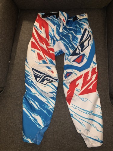 Fly Racing Youth 22 Kinetic Relapse Motocross Dirt Bike Pants ~ Excellent Cond.