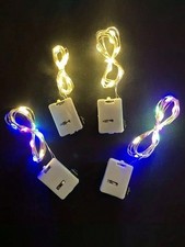 5 Pack Multicolor 1M LED Copper Wire Lights For Decor Gift Wrapping