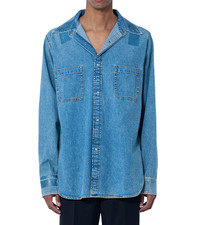 MAISON MARGIELA Denim Button-Down Shirt New  Authentic
