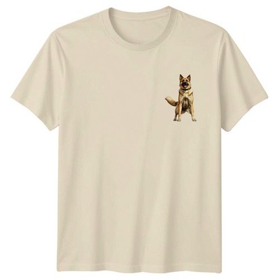 Deutscher Schäferhund Hund Liebhaber Tiere Herren T-Shirt Damen Grafik Tee