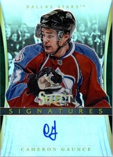2013-14 Select Signatures Prizms #SICG Cameron Gaunce Auto /25 - HKY