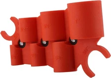 U.S. Solid Deburring Pipe and Depth 1/4 Inch - 1 Sizes, Orange 