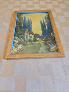 Antique Art Nouveau R Atkinson Fox Theres No Place Like Home framed Mini Print