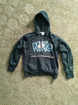 Nike Copper Zipper Pullover Hoodie Black, S featuring ''Lil' Penny''
