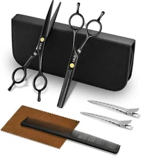 ULG Professional Hair Cutting Scissors Set – 6.5” Japanese Stainless Steel... 