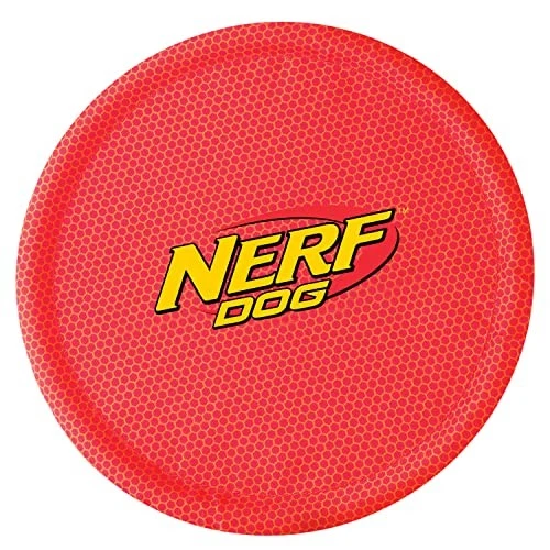 Brinquedo Nerf Dog Nylon Flyer Dog, Frisbee, Leve, Durável e Resistente à Água, - Imagem 2 de 4