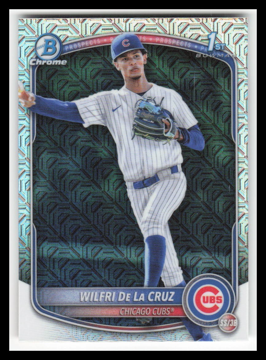 2025 Bowman Chrome Mega Box Prospects #BCP209 Wilfri De La Cruz
