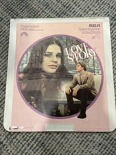 RCA SelectaVision VideoDiscs Vintage Movie CED "Love Story" Ryan O'Neal