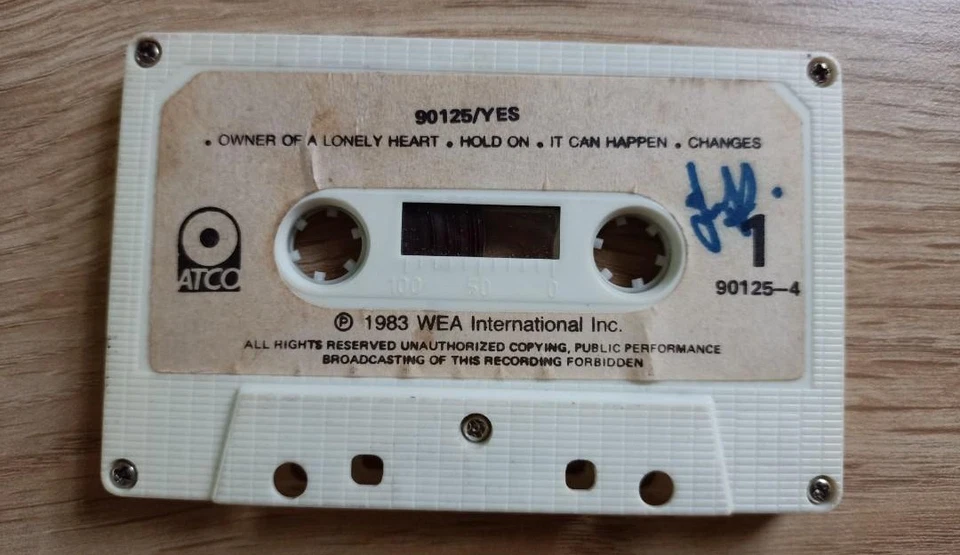 Yes : 90125 ( Cassette Tape ) - Image 4 of 4