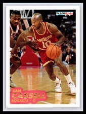 1993-94 Fleer #293 Sam Cassell Rookie Card RC Houston Rockets. rookie card picture