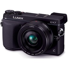 Panasonic Lumix GX7 Camera Lens Kit with Single-Focus Lens , Black DMC-GX7C-K