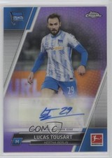 Lucas Tousart Chrome Bundesliga 2021/22 Purple Refractor /199 Auto