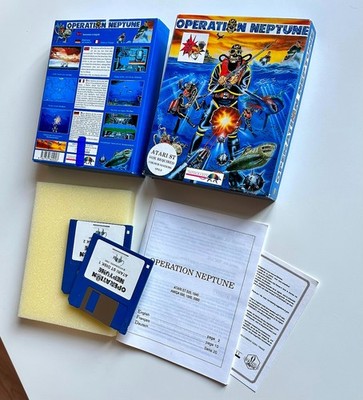ATARI ST ::: OPERATION NEPTUNE ::: infogrames 1989 |boxed| Disk Game, Spiel, OVP