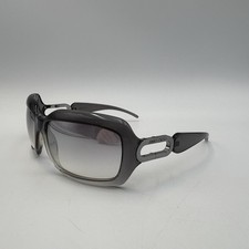 Jimmy Choo Italy Women's Sunglasses Annie Black Clear Gradient Gray Scratches