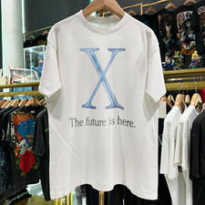 2001 Apple X The Future Is Here Aged T-Shirt White M