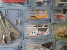 MODELLINI ELICOTTERI E AEREI ITALERI SCALA 1:100 DA COLLEZIONE FABBRI