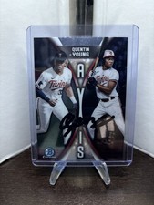 Quentin Young Axis, Chrome 100% Authentic Autograph Minnesota Twins