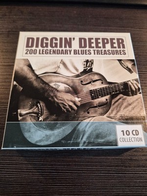 Diggin' Deeper - 200 Legendary Blues Treasures  | 10 CD-Box | Sehr guter Zustand