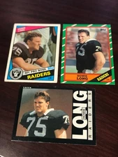 (3) Howie Long VG Cards w/RC