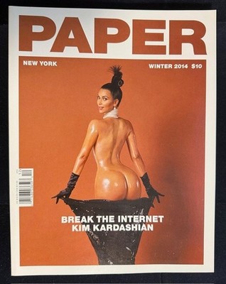 KIM KARDASHIAN Paper Magazine ''Break The Internet'' RARE, 2014