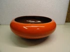 Vintage Frankoma Art Pottery Midcentury 212 Red Low Bowl Planter Vase