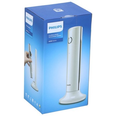 Philips Telefon Linea M4501W/01 Single - Festnetztelefon Schnurlos - DECT Telefo