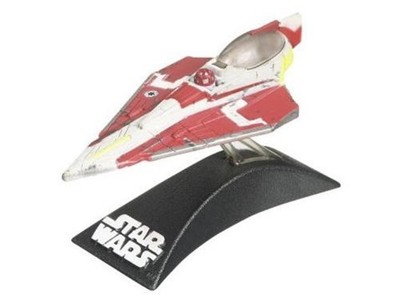 Star Wars Obi-Wans Jedi Starfighter The Clone Wars 3 Inch Titanium 2009 Series D