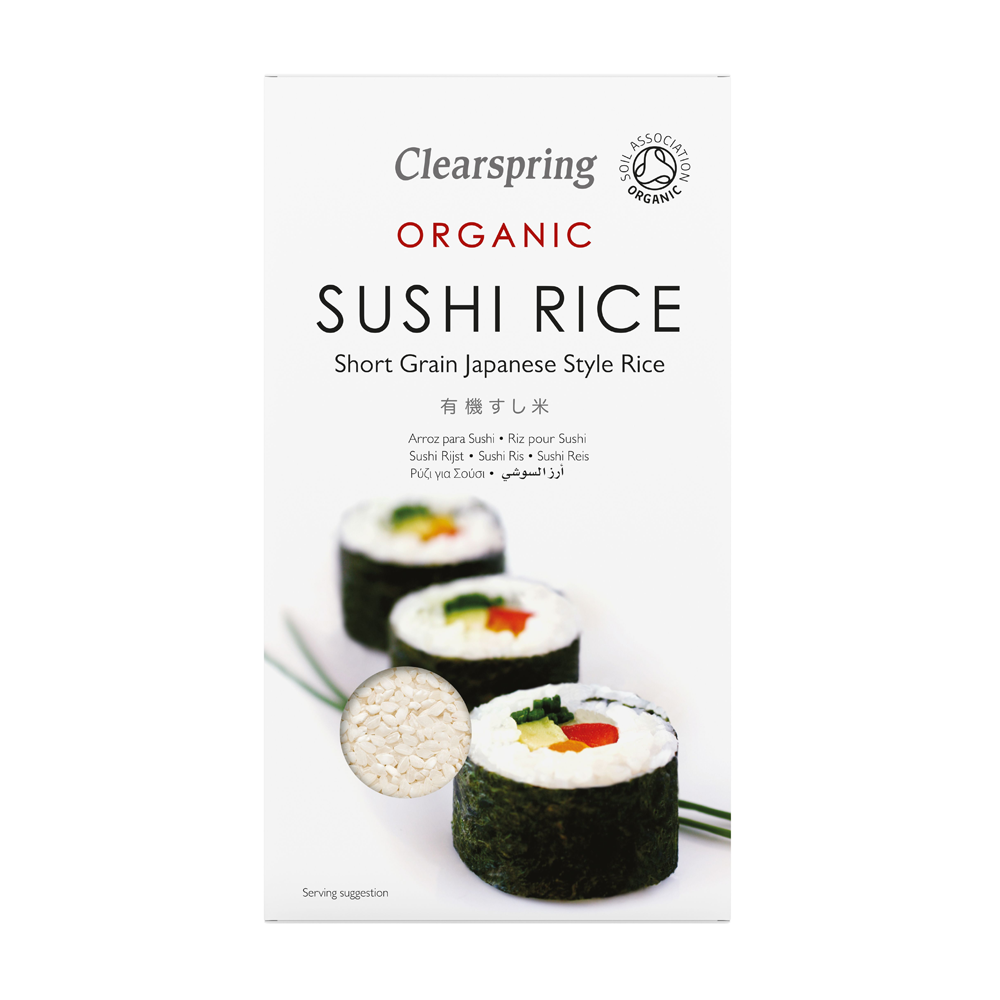 Clearspring Organic Sushi Rice 500g Japanese Short Grain