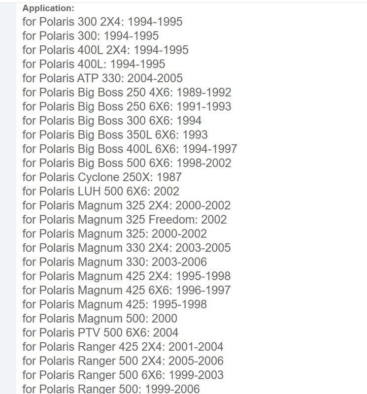 1995 1996 Polaris Magnum 425 4x4 O Ring Chains & Complete Sprocket Set - Foto 5