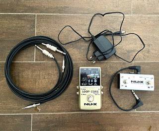 NUX Loop Core Deluxe Looper Pedal inkl. NMP 2 Dual Footswitch Netzteil Kabel
