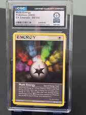Pokémon Multi Energy (2005) EX Emerald 89/106 CGC GUINNESS WORLD RECORD on eBay