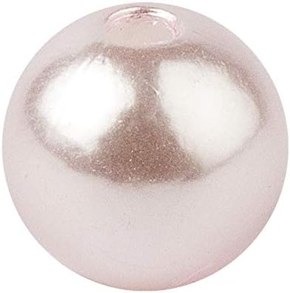 Perlen Zum AuffäDeln, Perlmutt-Perlen Mit Loch (Rosa, 8 Mm - 100 StüCk)-image