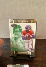 2007 Topps Co-Signers - John Elway, Jay Cutler #38 Green Changing Faces Gold...