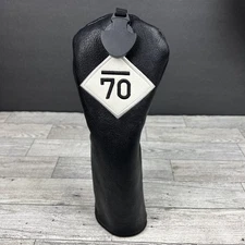 SUB 70 HYBRID HEADCOVER BLACK - WHITE HAS REVOLVING # TAG PERFECT