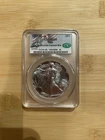 1987-S CAC MS69 American Silver Eagle (signed By President + Struck At San Fran)