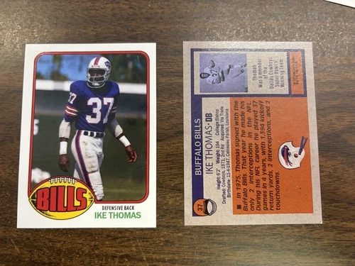 B282 Ike Thomas Custom Card Buffalo Bills