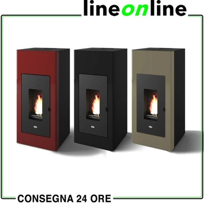 Stufa pellet idro 17,5 kw Ilaria Punto Fuoco - Termostufa riscaldamento casa