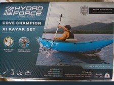 Bestway Hydro Force cove champion X1 kayak Inflatable Boat Set paddle seat Pump 