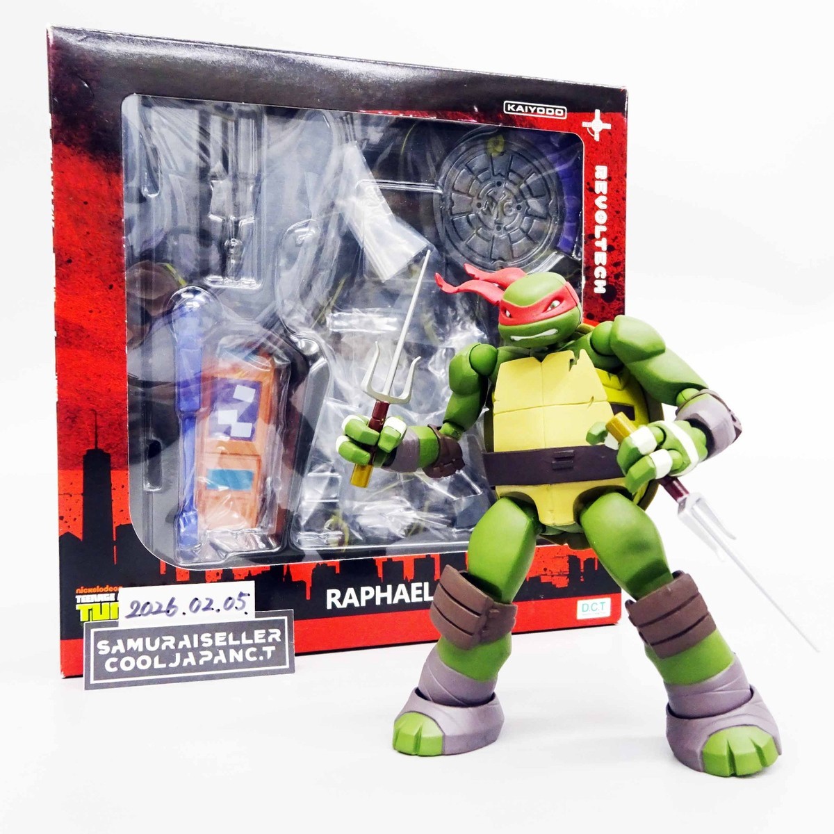 TMNT RAPHAEL REVOLTECH FIGURE NICK TEENAGE MUTANT NINJA TURTLES