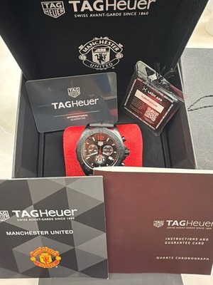 TAG Heuer Formula 1 Manchester United Chronograph 43mm CAZ101J Full Set Box Pape