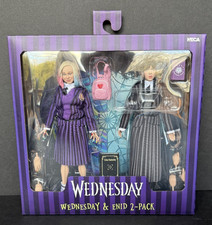 NECA WEDNESDAY WEDNESDAY & ENID 2-PAK 7-CALOWE WYSOKIE CHUSTY SZKOLNE